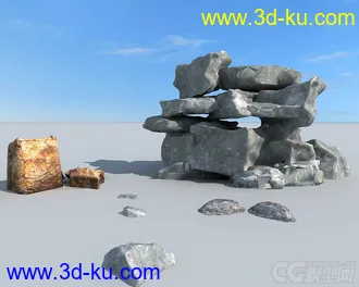 3D打印模型假山石头的图片