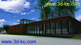 3D打印模型北京罗兰湖餐厅的图片