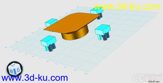 3D餐桌模型的图片2