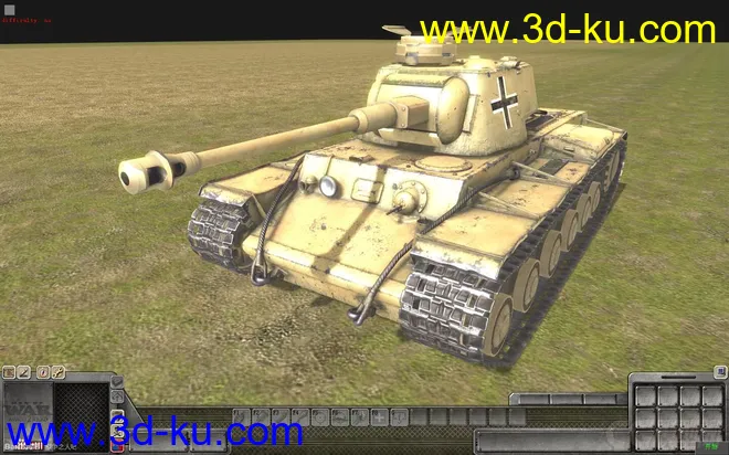 德军缴获版的kv-1b重型坦克（ojb+Mod）模型的图片3