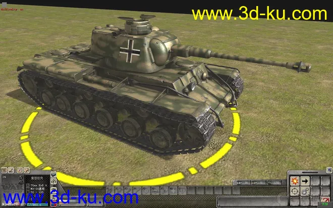 德军缴获版的kv-1b重型坦克（ojb+Mod）模型的图片8