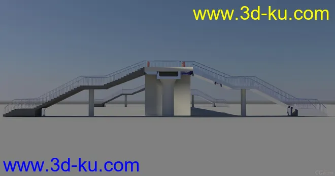 桥 写实桥 人行天桥模型的图片9