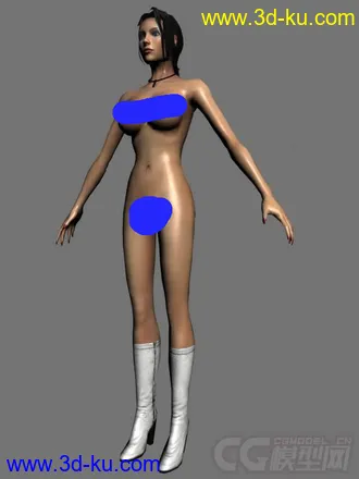 3D打印模型女人人体 几款比基尼服装款式可选的图片