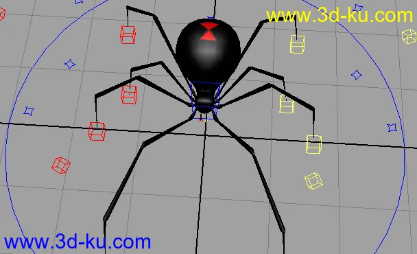 黑寡妇蜘蛛绑定模型的图片1