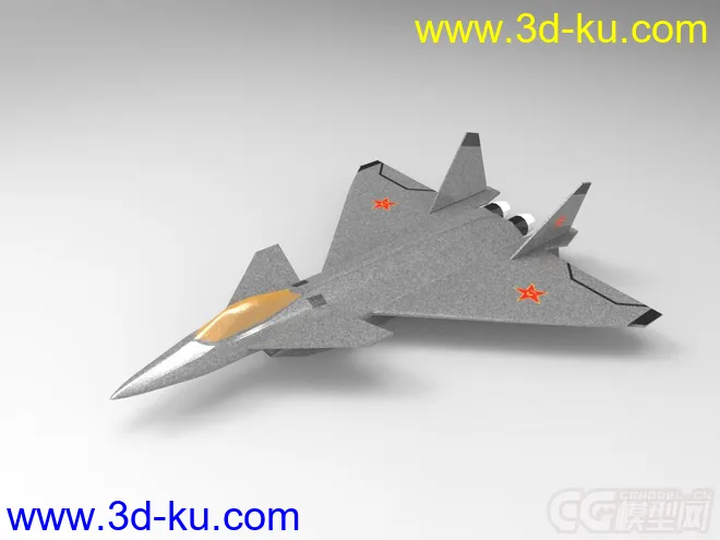 中国 歼24 舰载机模型的图片1