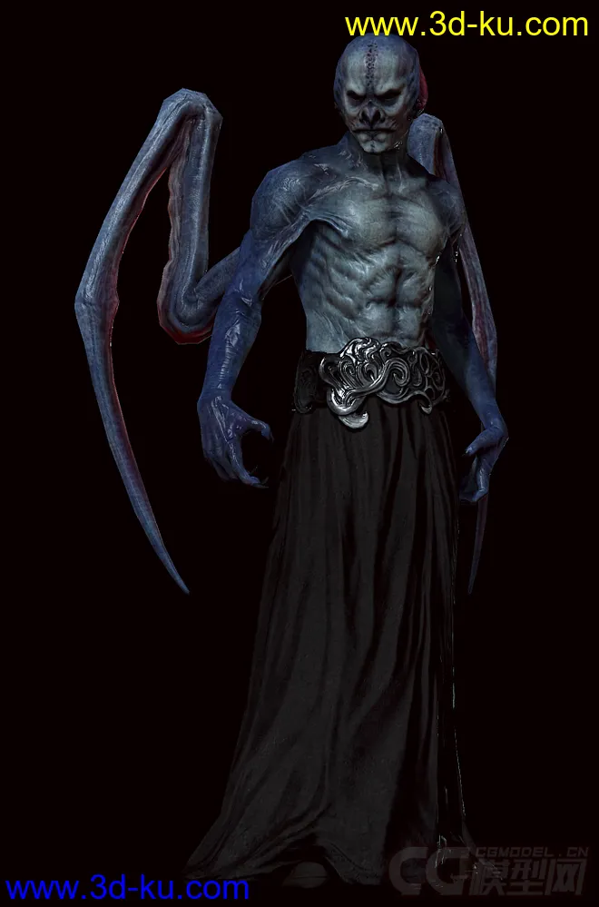 Marcus the Vampire - Under World Saga 吸血鬼世界的传奇中的角色马库斯模型fbx格式的图片1