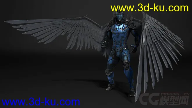 Arch-Angel From Marvels 漫威角色 - 天使模型，ztl和obj格式的图片1