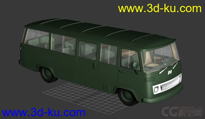 七十年代 八十年代 70年代 80年代 北京牌巴士 北京牌面包车 老式汽车 老式巴士模型的图片1