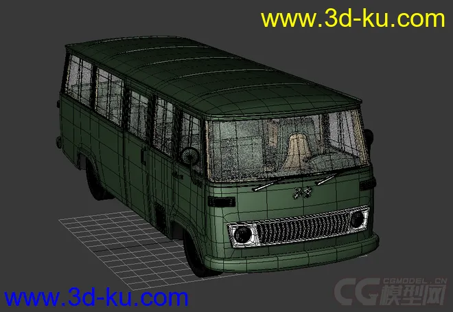 七十年代 八十年代 70年代 80年代 北京牌巴士 北京牌面包车 老式汽车 老式巴士模型的图片2