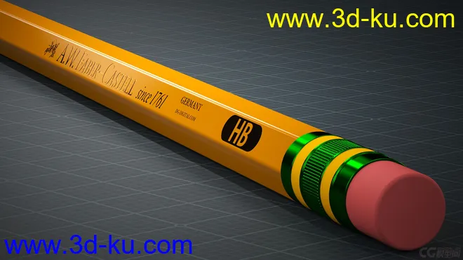 写实HB铅笔模型的图片1