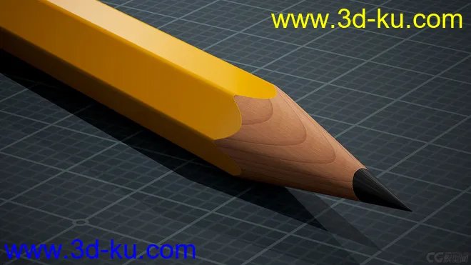 写实HB铅笔模型的图片4