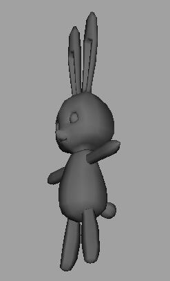 一只可爱的兔子模型的图片1