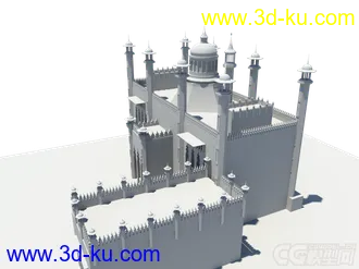 3D打印模型做了一个城堡的图片