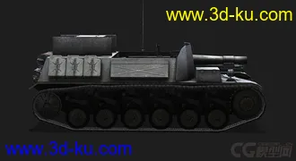 3D打印模型德国_Sturmpanzer_II 灰熊突击炮的图片