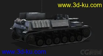 3D打印模型德国_Sturmpanzer_II 灰熊突击炮的图片