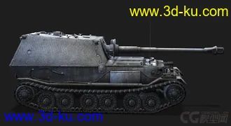 3D打印模型德国_Panzer VIII Maus 八号坦克鼠式的图片