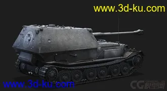 3D打印模型德国_Panzer VIII Maus 八号坦克鼠式的图片