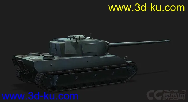 法国_AMX M4 1945重型坦克模型的图片3