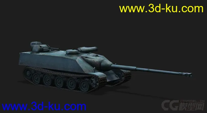 法国_AMX_AC_Mle1948自行反坦克炮模型的图片1