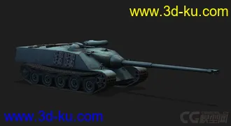 3D打印模型法国_AMX50_Foch福煦重型坦克的图片