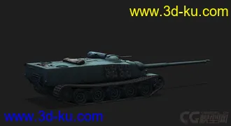 3D打印模型法国_AMX50_Foch福煦重型坦克的图片