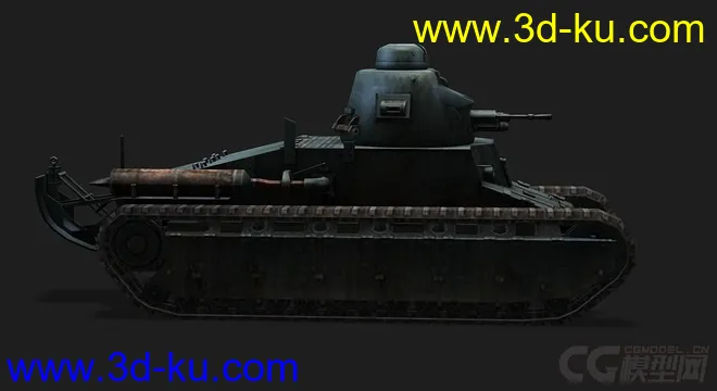 法国_D1轻型坦克模型的图片2