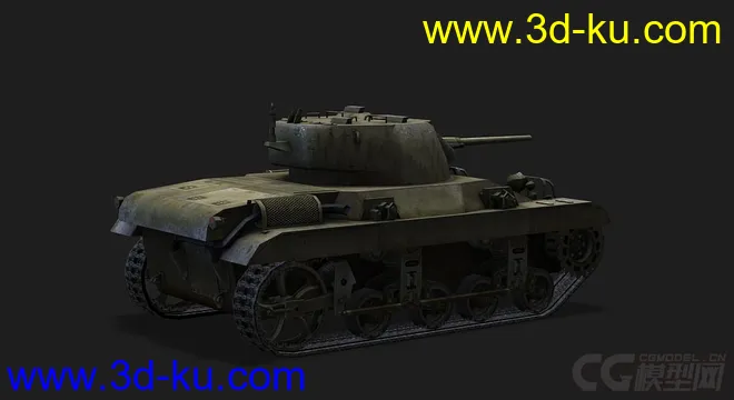 美国_M22_Locust蝉空降坦克模型的图片3