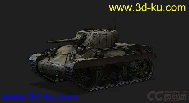 美国_M22_Locust蝉空降坦克模型的图片5