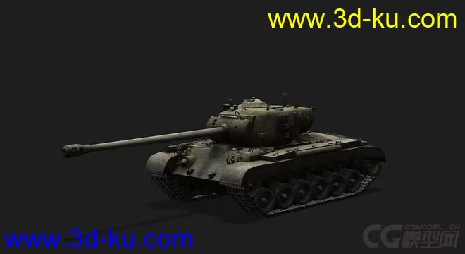 美国_PershingM26“潘兴”坦克模型的图片4