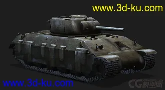 3D打印模型美国_T-14重型坦克的图片