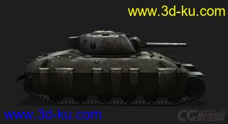 3D打印模型美国_T-14重型坦克的图片