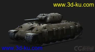 3D打印模型美国_T-14重型坦克的图片