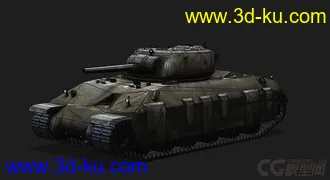 3D打印模型美国_T-14重型坦克的图片