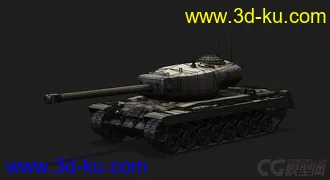 3D打印模型美国_T30重型坦克的图片