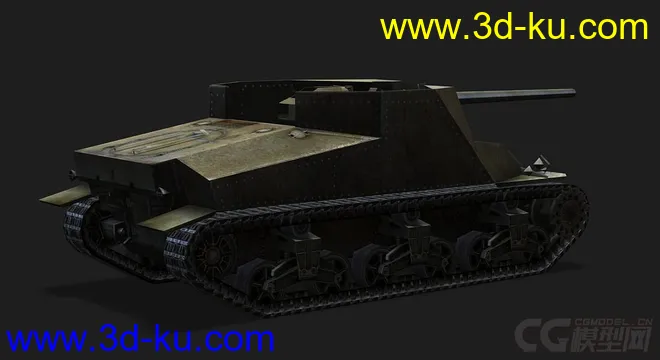 美国_T40反坦克歼击车模型的图片3