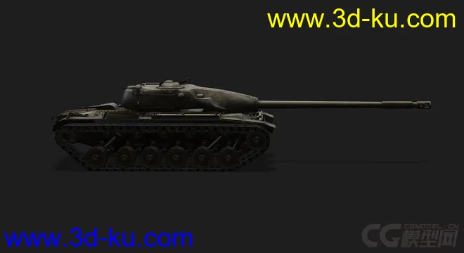 美国_T54E1中型坦克模型的图片2