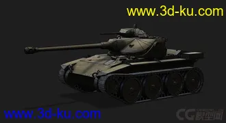 3D打印模型美国_T71轻型坦克的图片