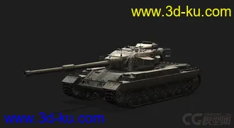 3D打印模型英国_Conqueror奇伏坦主战坦克的图片