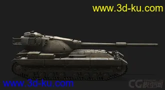 3D打印模型英国_FV215b重型坦克的图片