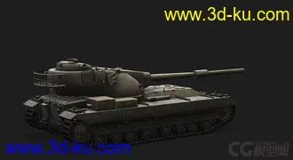 3D打印模型英国_FV215b重型坦克的图片