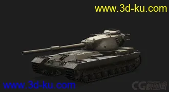 3D打印模型英国_FV215b重型坦克的图片