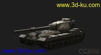 3D打印模型英国_FV215b重型坦克的图片