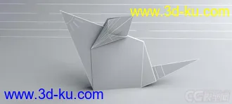 3D打印模型折纸-老鼠的图片