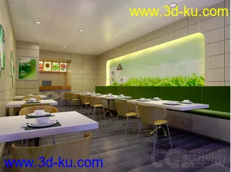 3D打印模型餐饮店 饮食店的图片