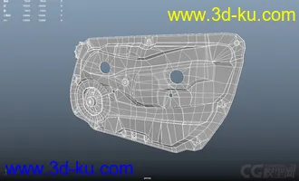 车门内部零件模型的图片