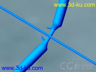 3D打印模型弓和箭的图片