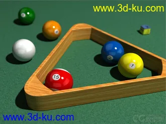 3D打印模型桌球的图片