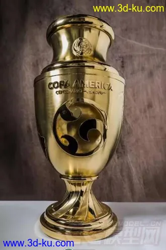 3D打印模型美洲杯  copa america 足球奖杯 冠军杯的图片