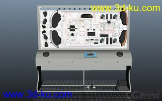 汽车教学设备模型--汽车整车电器台架的图片