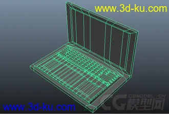 3D打印模型一台电脑的图片